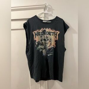 MEGADETH 2007 cutoff sleeve tank xxl
